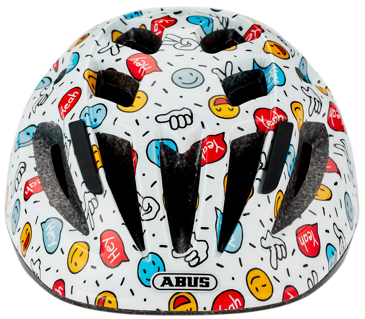 ABUS Smooty 2.0 Casque Enfants blanc smiley