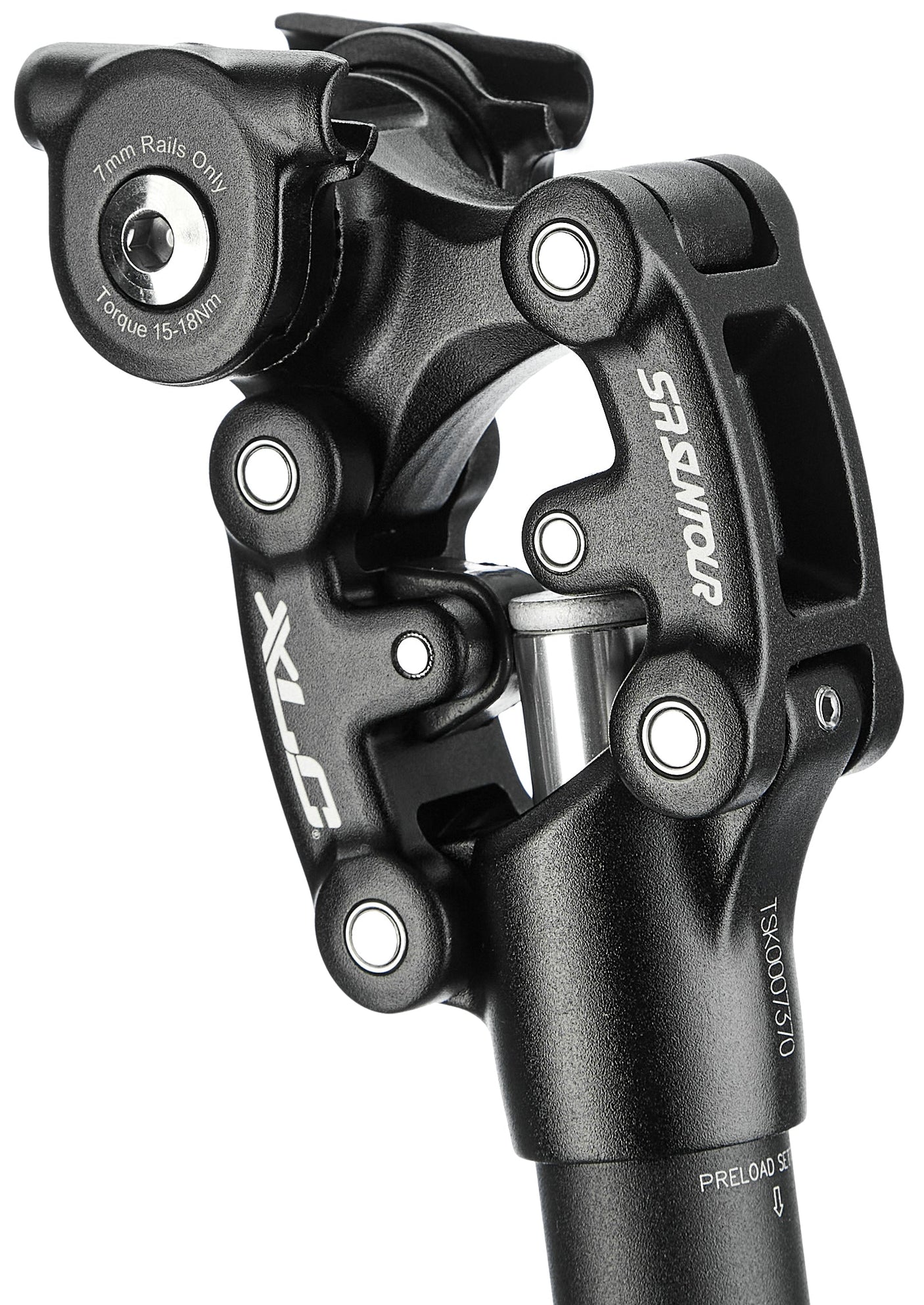 XLC SP-S11 tige de selle suspendue Ø27,2mm noir