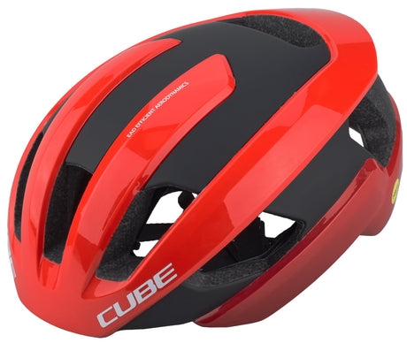 CUBE Casque HERON rouge