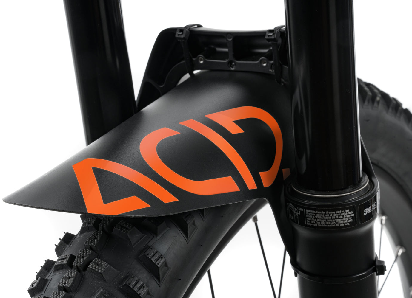Garde-boue ACID Downhill black´n´orange
