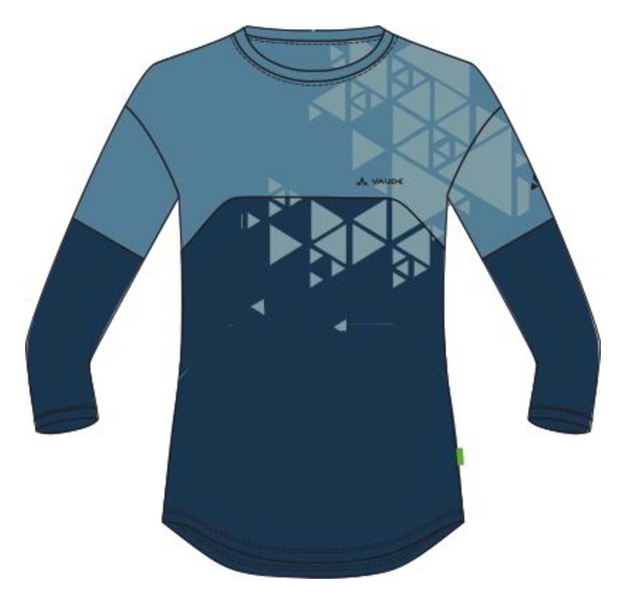 VAUDE Moab V T-shirt manches longues femme bleu