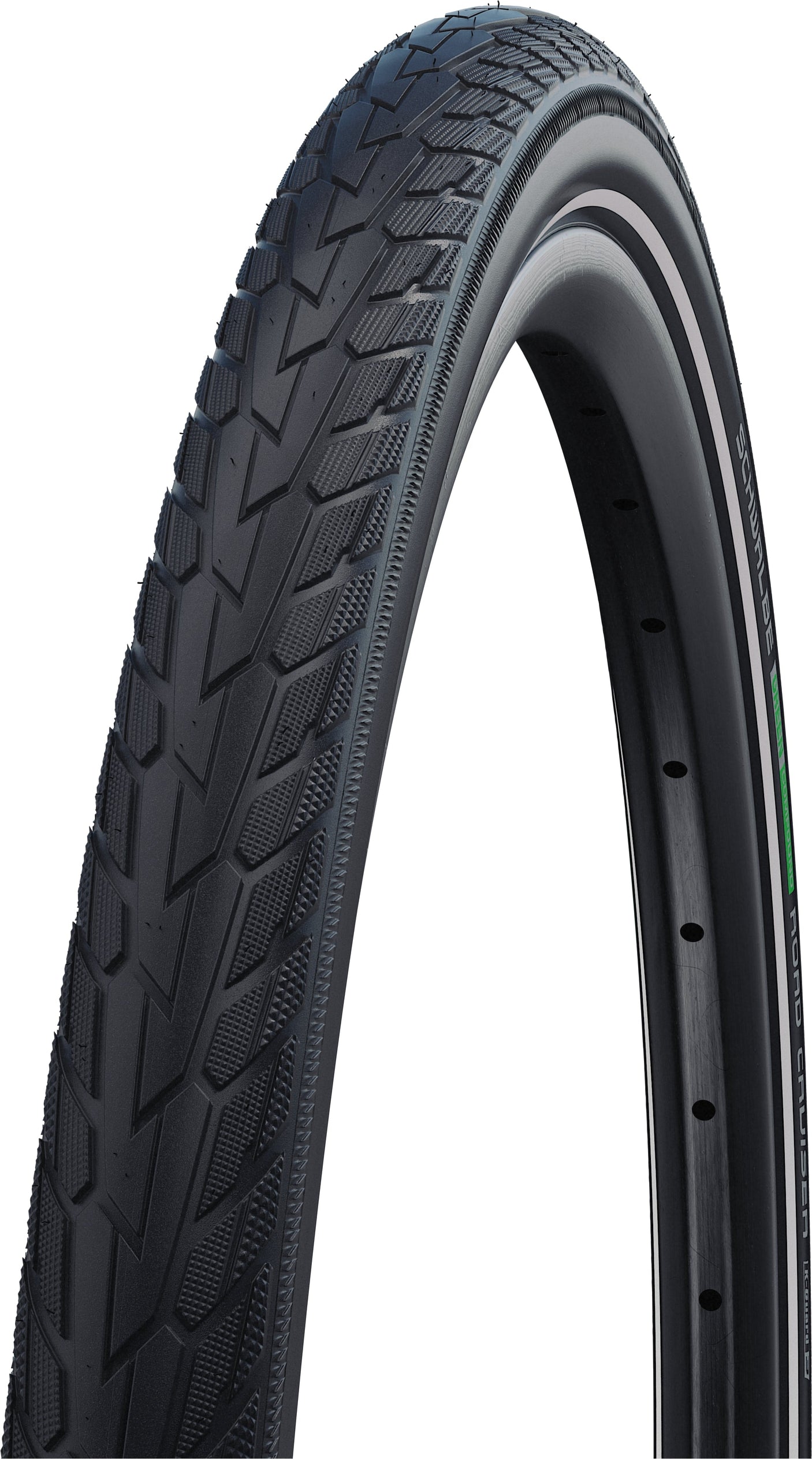 Schwalbe Road Cruiser pneu à tringle rigide 28x1.60" K-Guard Active Reflex noir