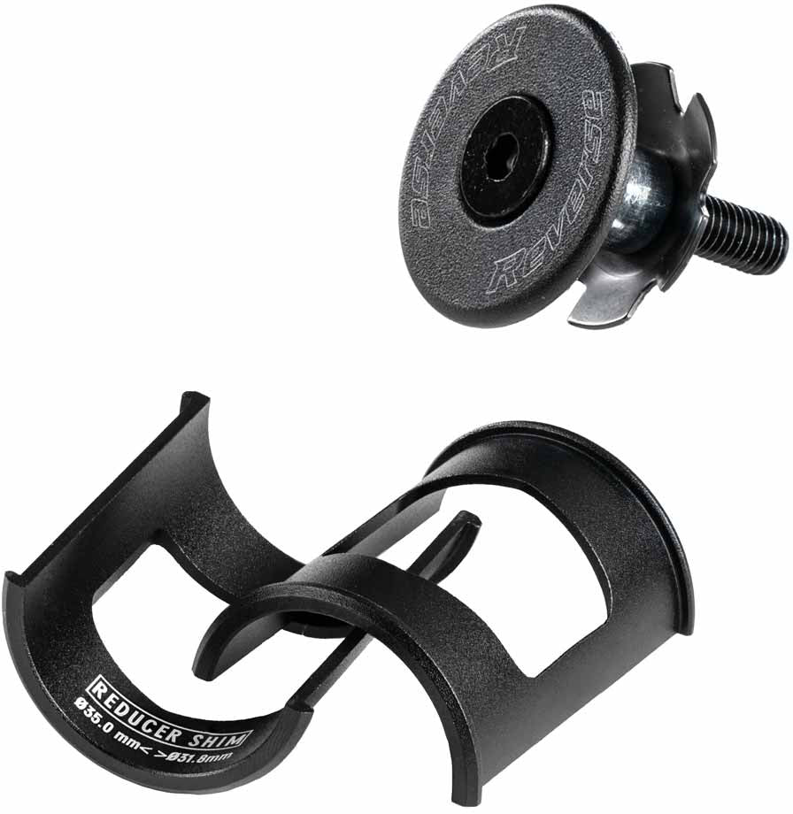 Reverse Black One D-2 Potence Ø35/31,8mm 0° noir/bleu