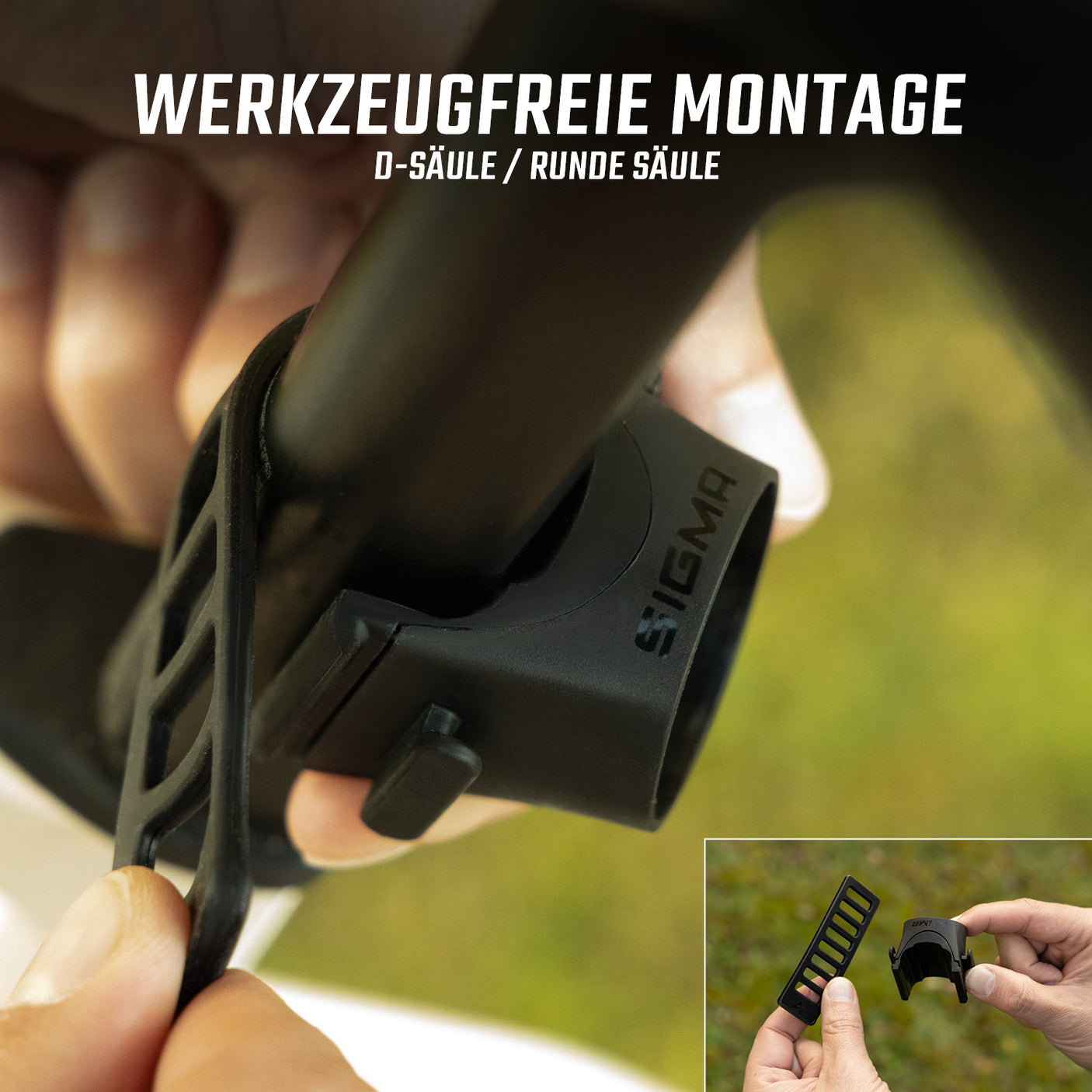 Sigma RECO 80 Link Radar avec feu arrière homologué StVZO