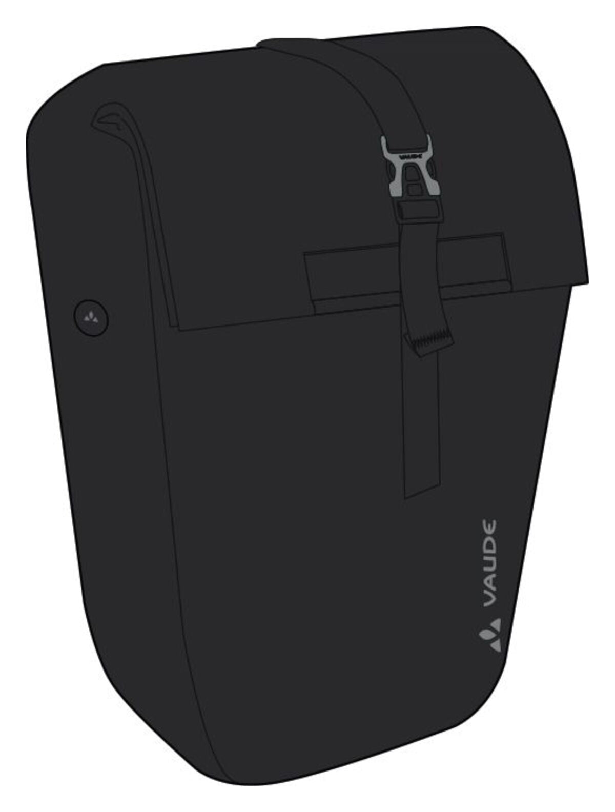 Sacoche arrière VAUDE ReCycle Back Single noir