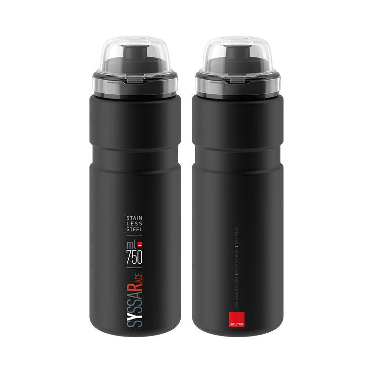 Elite Syssa Race Bouteille d'eau 750ml noir mat