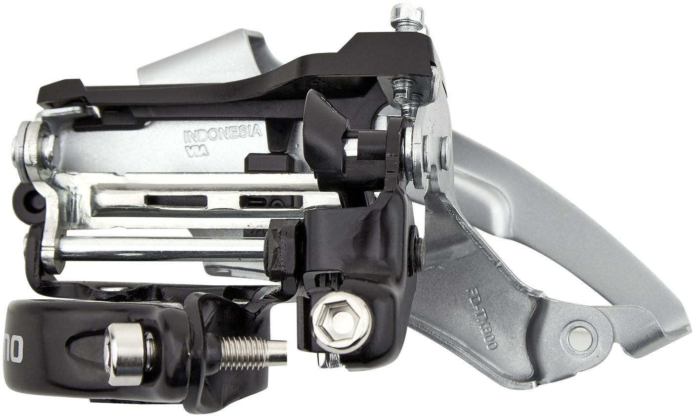 Shimano Tourney FD-TX800-TS3 dérailleur avant 7/8 vitesses Top Swing argenté