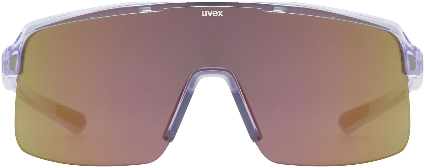 uvex Dyrt Lunettes de vélo Transparent / Miroir Rouge