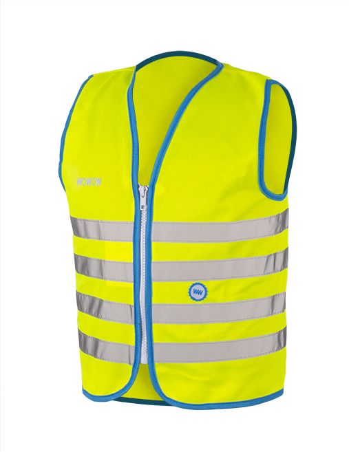 Wowow gilet de sécurité Fun Jacket pour enfants jaune