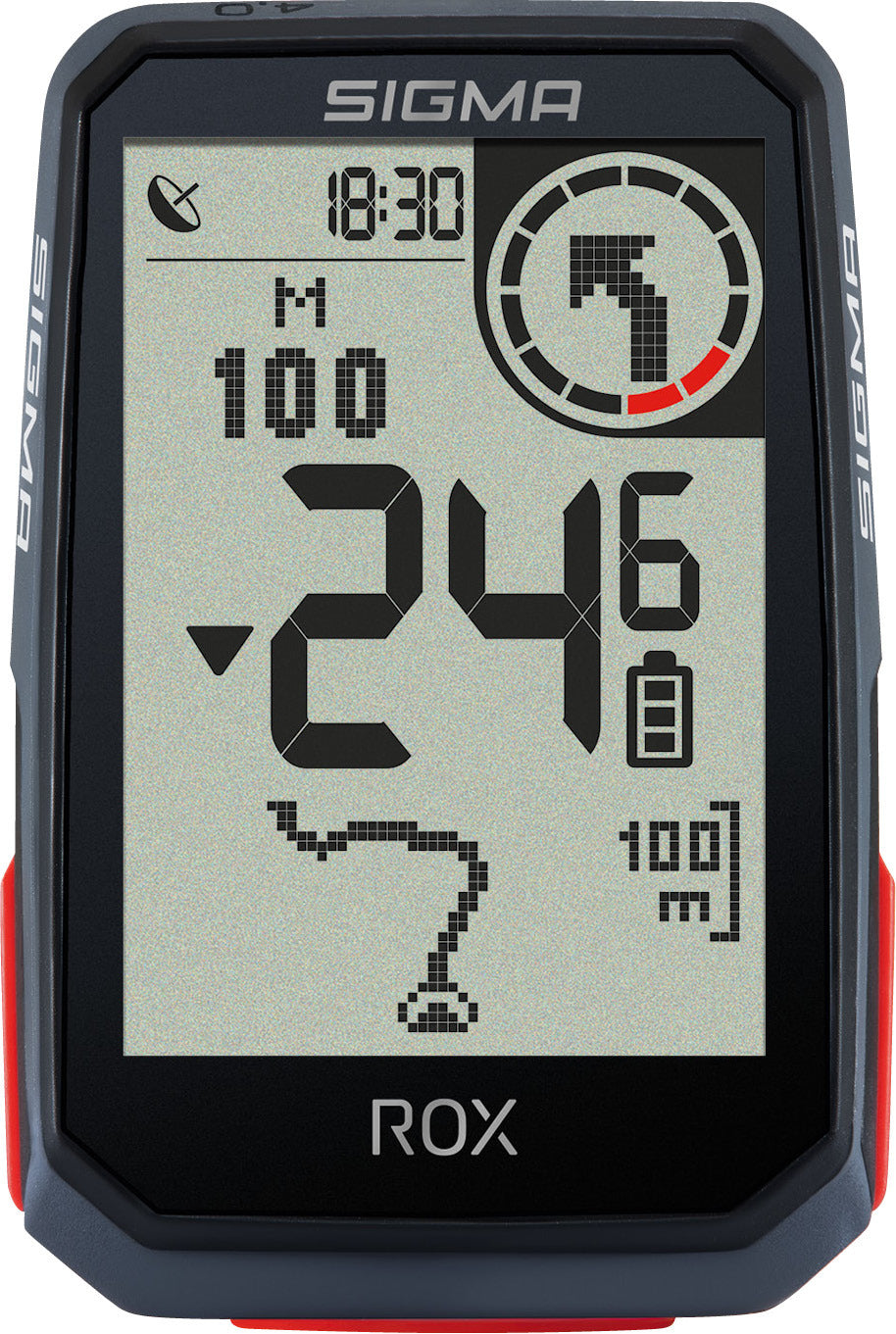 Sigma ROX 4.0 compteur de vélo incl. support de potence noir