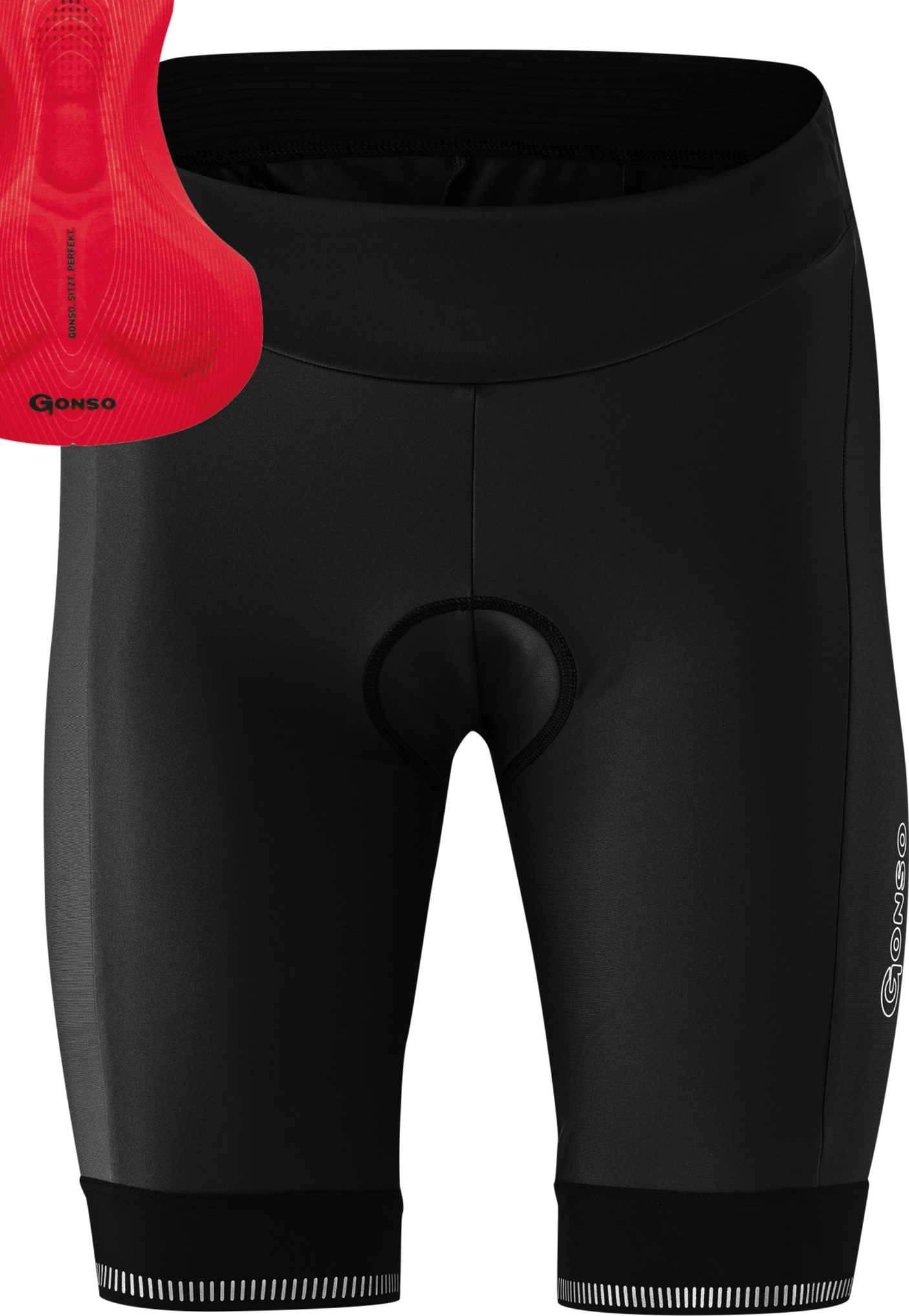 Gonso SITIVO cuissard vélo femme black / fire