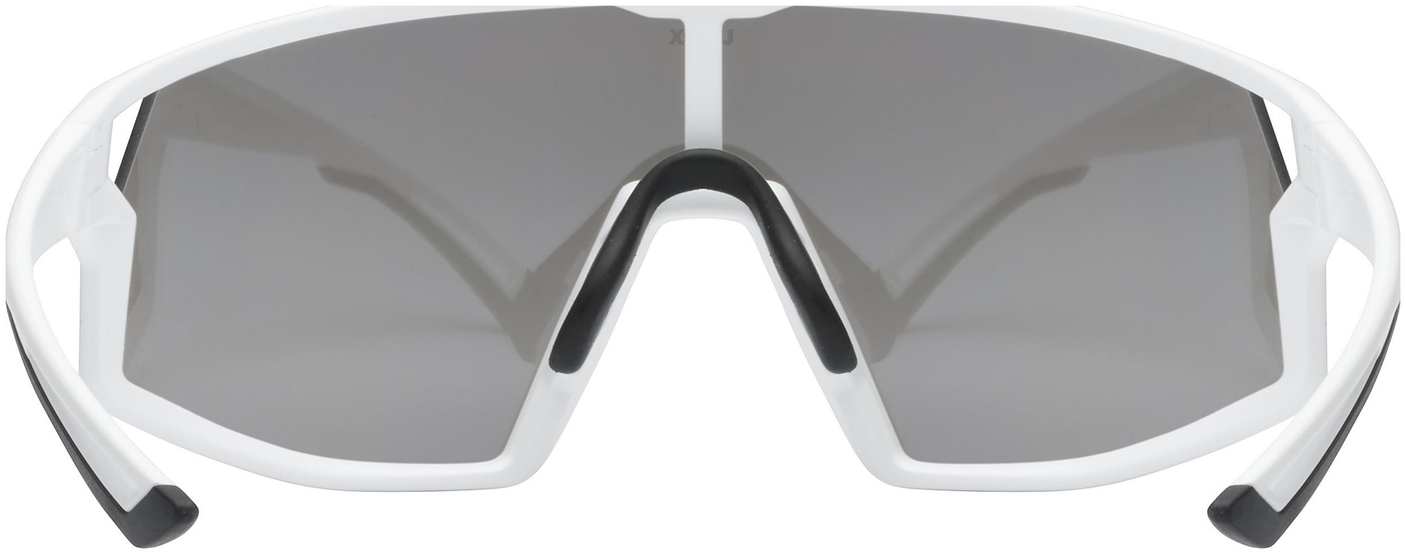 uvex Skyryse lunettes de vélo Blanc Mat / Miroir Or
