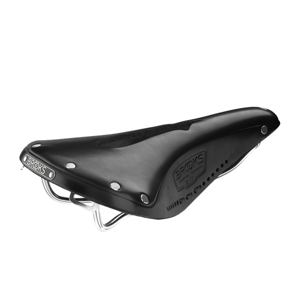 Brooks B17 Carved selle en cuir homme noir
