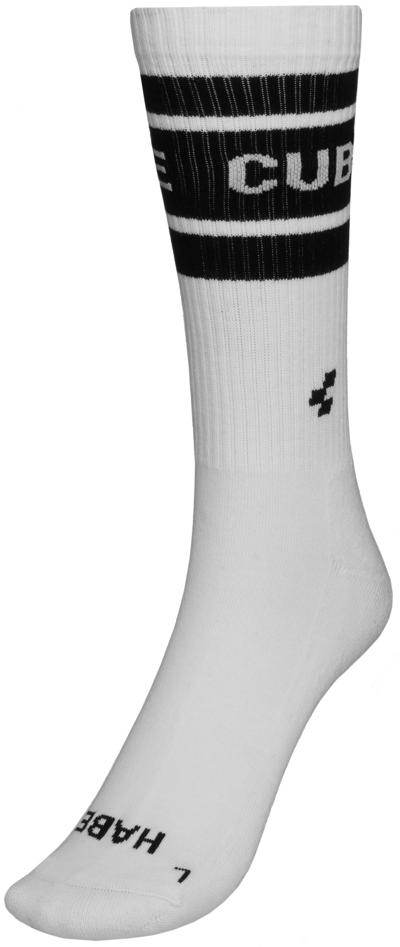 CUBE Chaussette After Race High Cut white´n´black