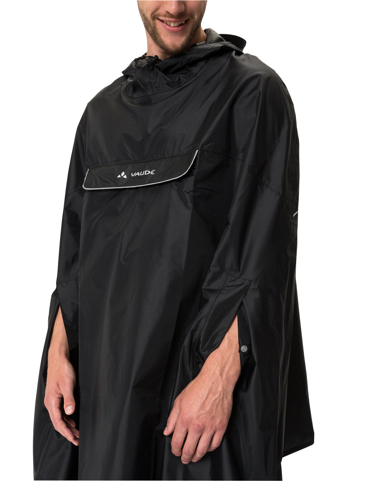 VAUDE Valdipino Poncho noir uni