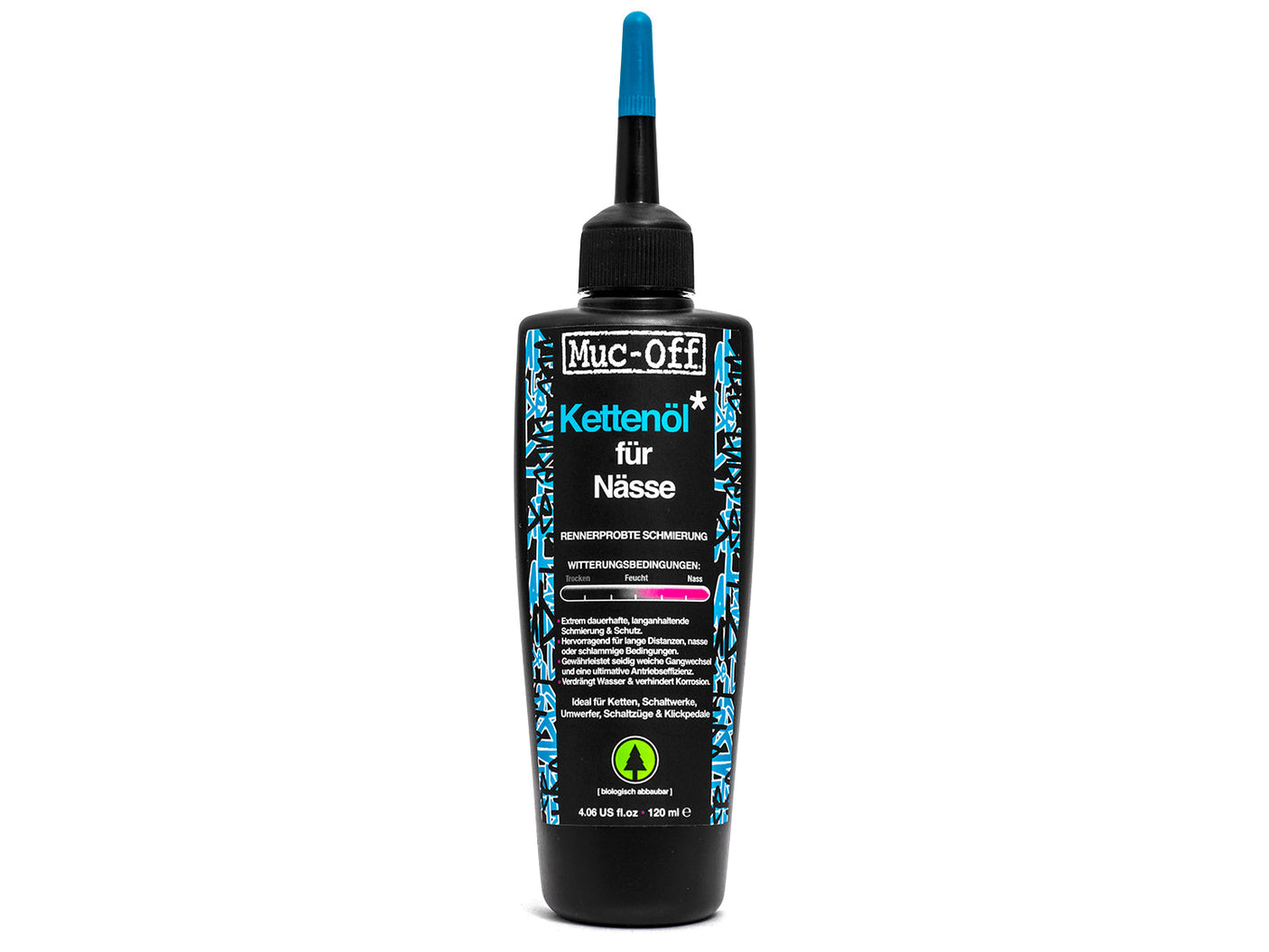 Muc-Off Wet Lube huile de chaîne pour conditions humides 120 ml