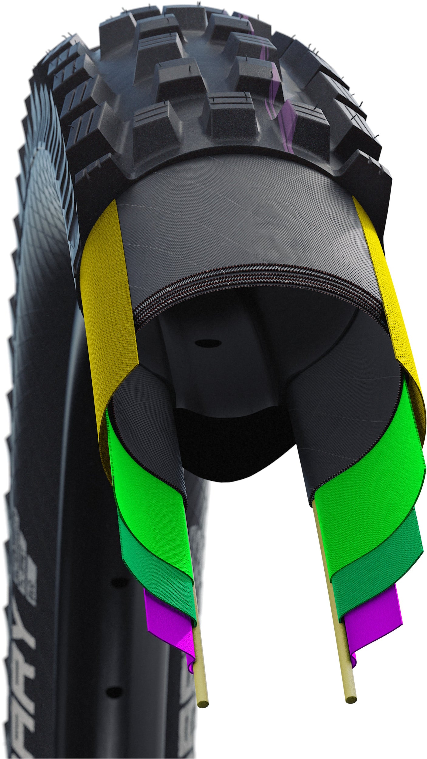 Schwalbe Magic Mary Super Downhill Evolution pneu pliant 26x2.60" TLE E-25 Addix Ultra Soft noir