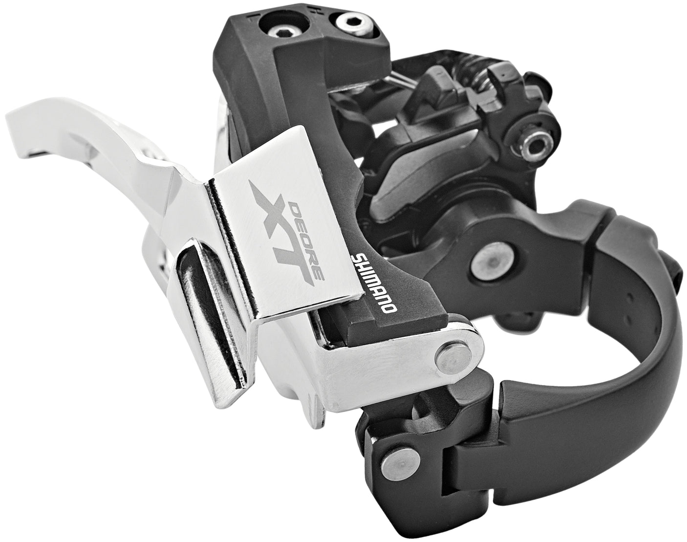 Shimano Deore XT Trekking FD-T8000 Dérailleur avant Collier bas 3x10 Down Swing noir