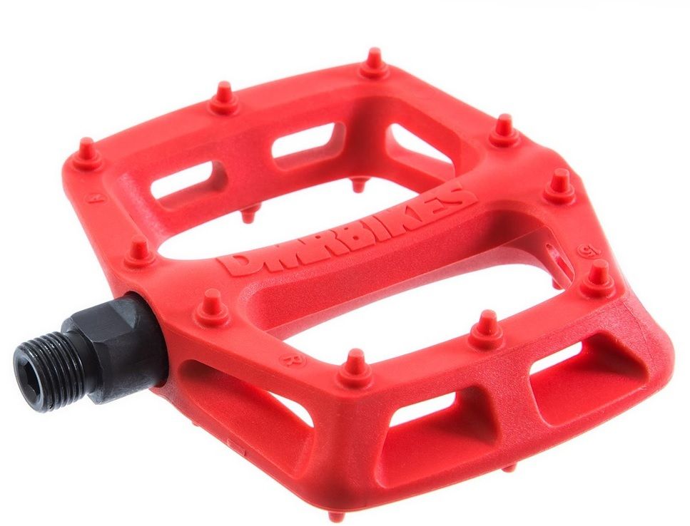 DMR V6 plateforme pédales rouge
