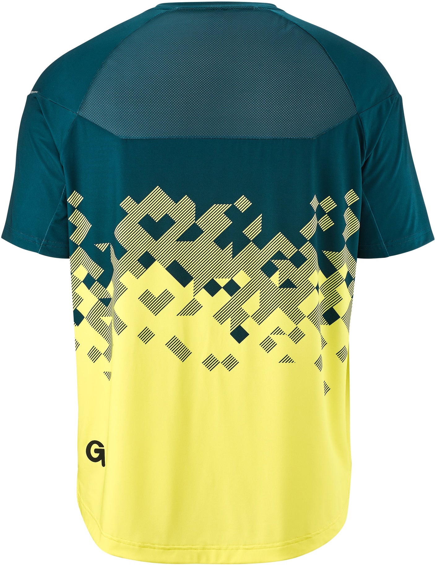 Gonso Mesores Maillot de vélo à manches courtes homme petrol/jaune