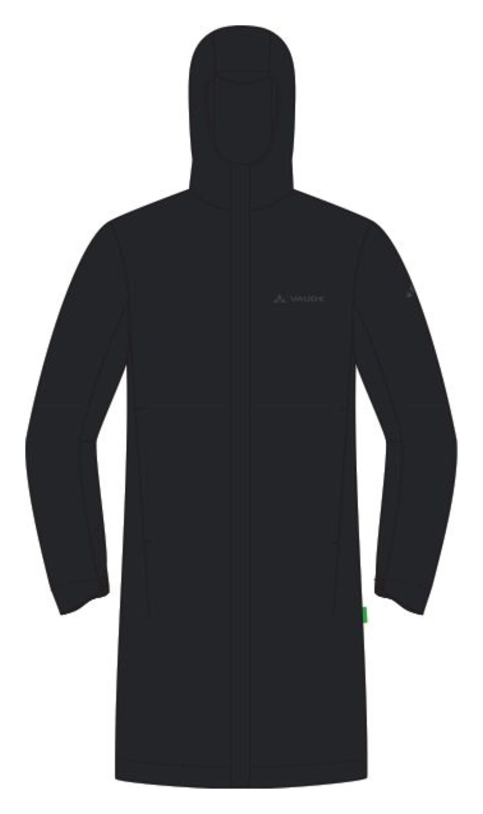 VAUDE Cyclist parka matelassé homme noir