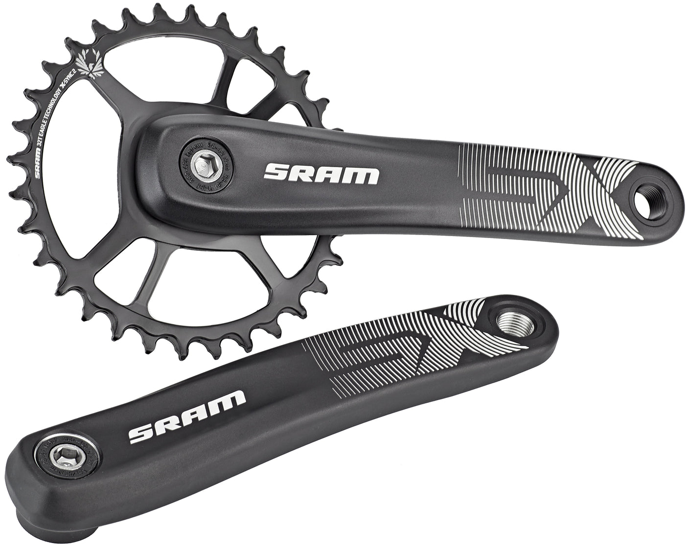 SRAM SX Eagle Power Spline pédalier 32 dents 12 vitesses noir