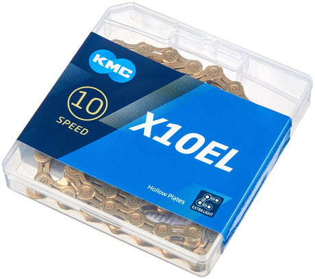 Chaîne KMC X10EL Ti-N 10 vitesses or