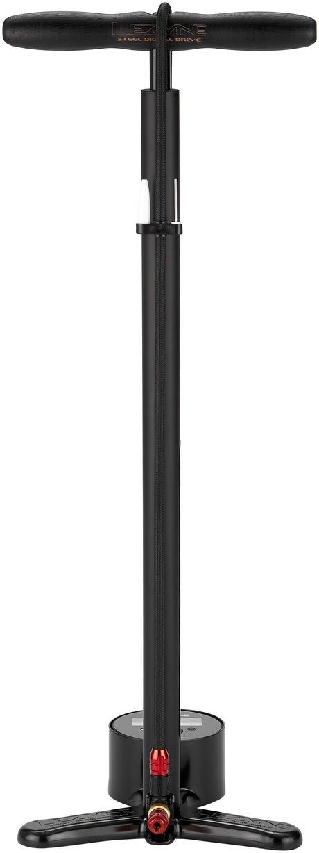 Lezyne Digital Drive 3.5 pompe à pied acier noir