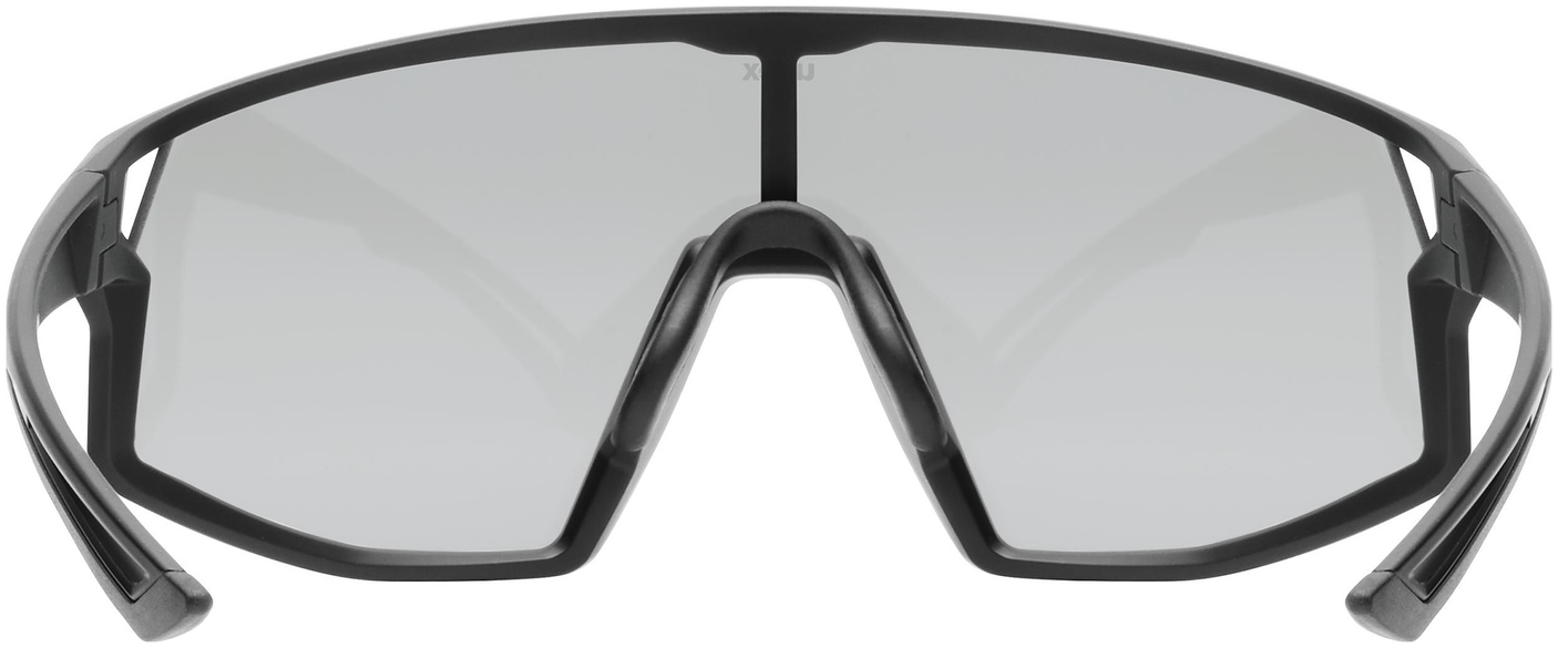 uvex Skyryse lunettes de vélo Noir Mat / Miroir Argent
