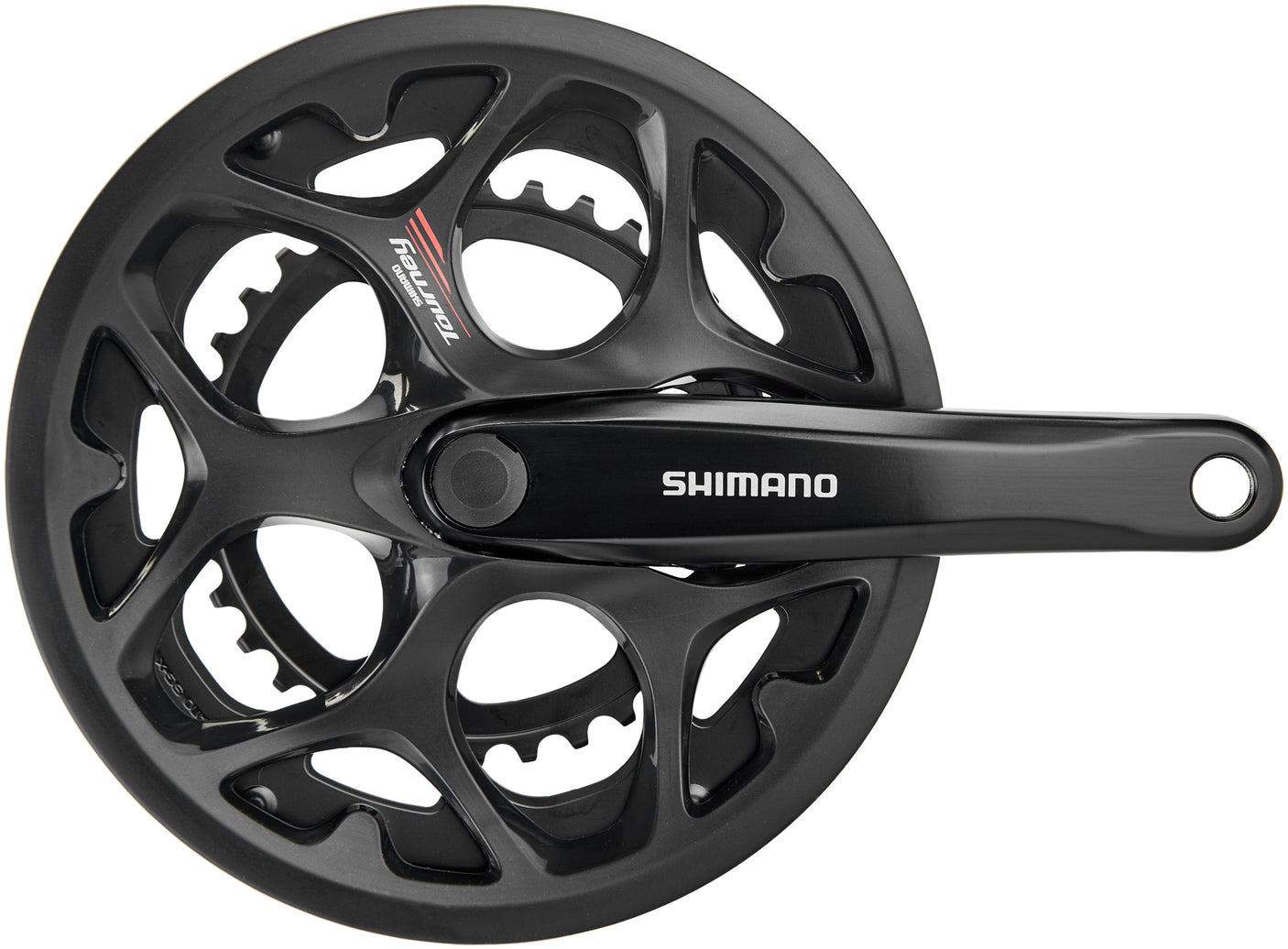 Shimano Tourney FC-A070 pédalier 7/8 vitesses plateau protège-chaîne noir