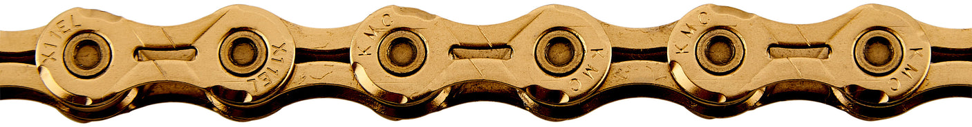 Chaîne KMC X11EL Ti-N 11 vitesses or