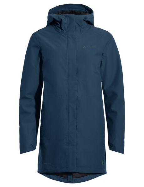 VAUDE Parka II matelassé pour femme cycliste bleu