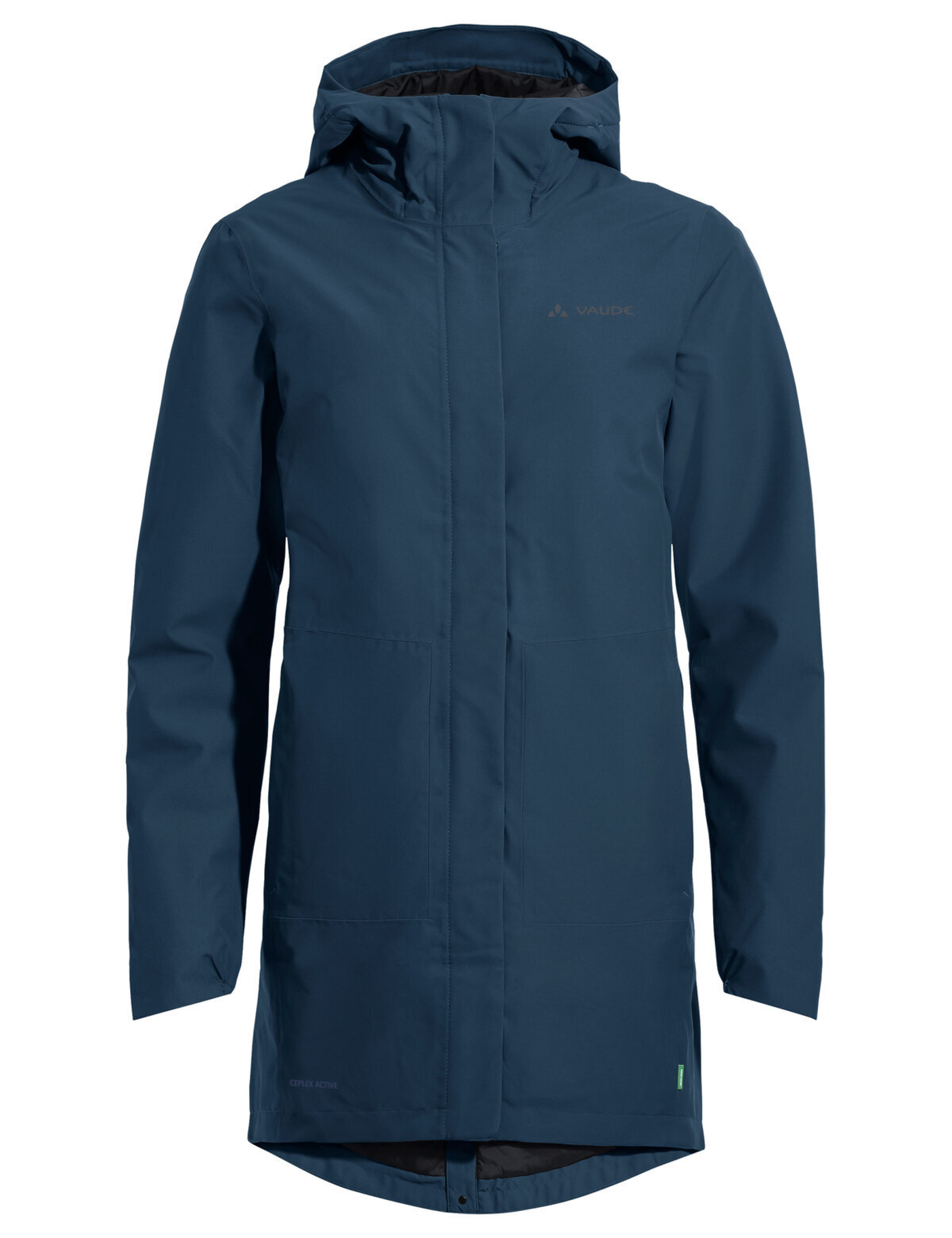 VAUDE Parka II matelassé pour femme cycliste bleu