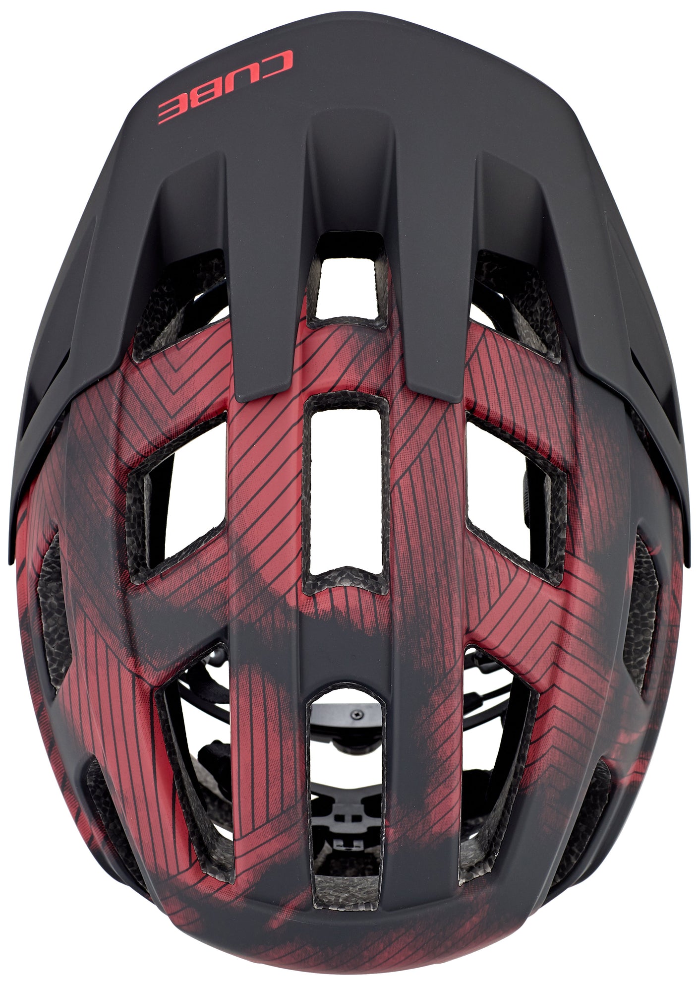 CUBE BADGER casque VTT rouge