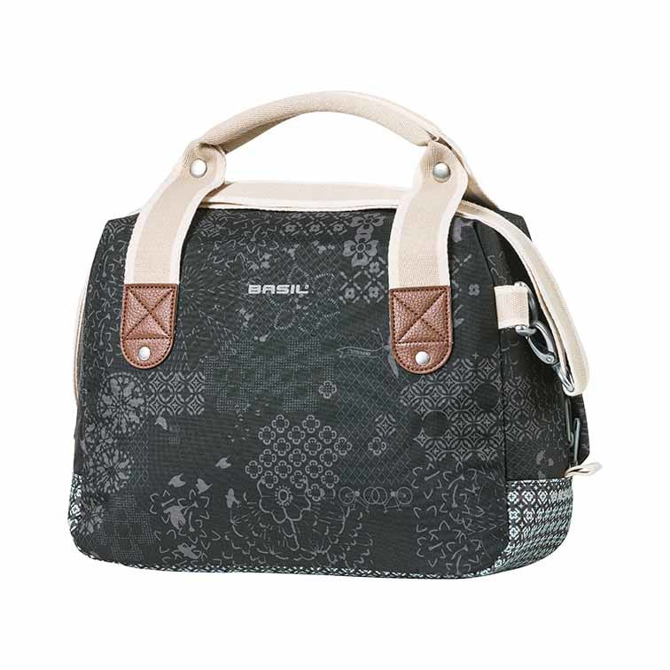 Basil Bohème City KF Sacoche de guidon 8l noir/beige