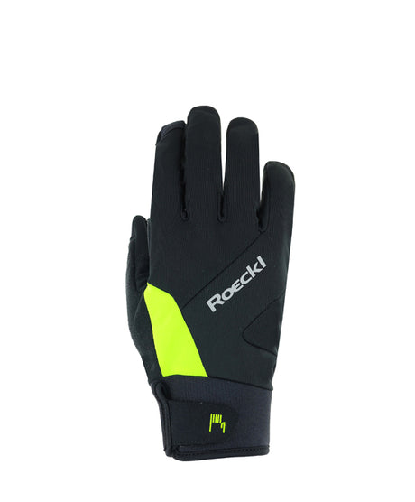 Gants Roeckl Reichenthal 2 Jr. Junior noir/jaune fluo