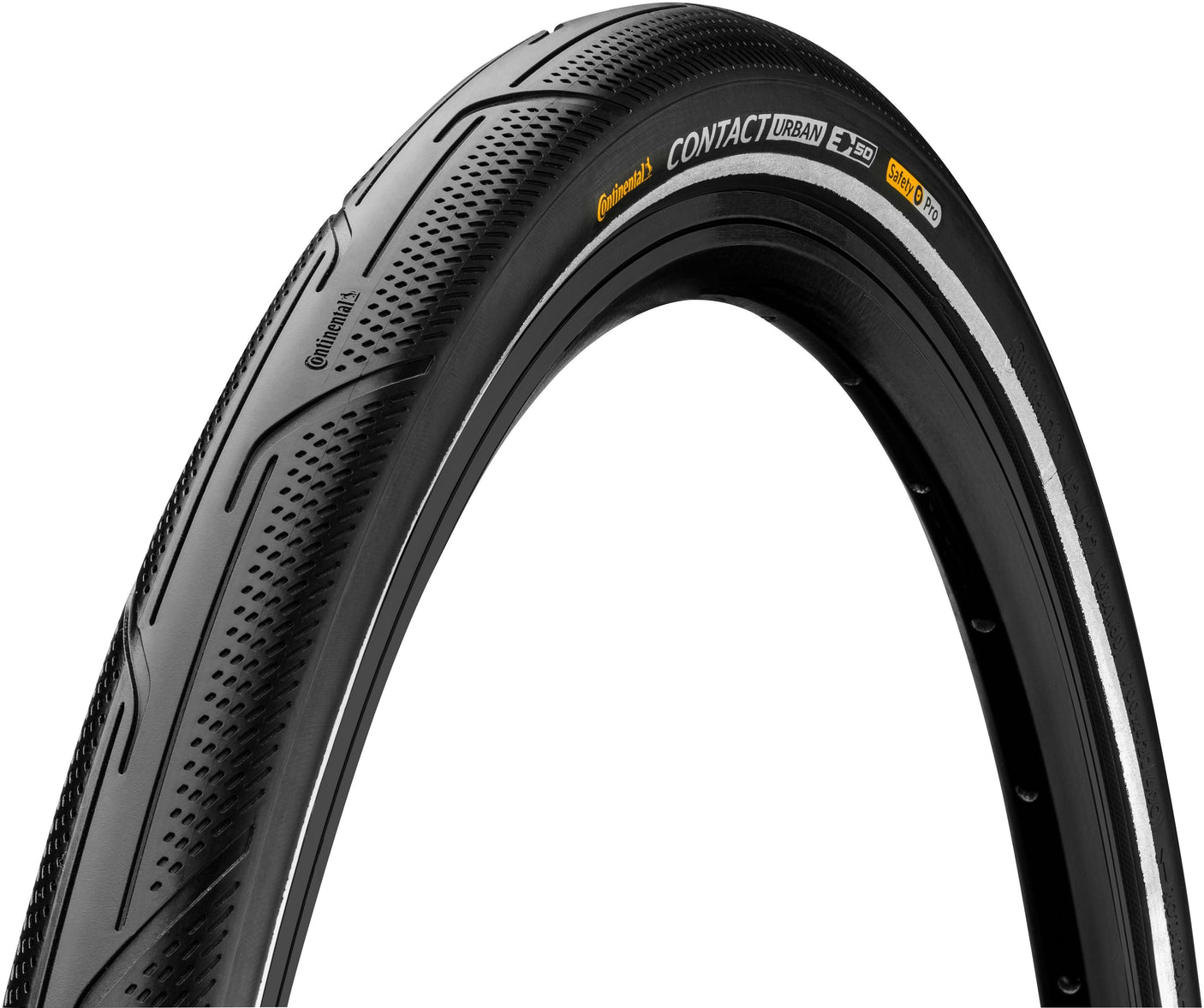Continental Contact Urban pneu à tringle rigide 27.5x2.20" Reflex E-50 SafetyPro noir