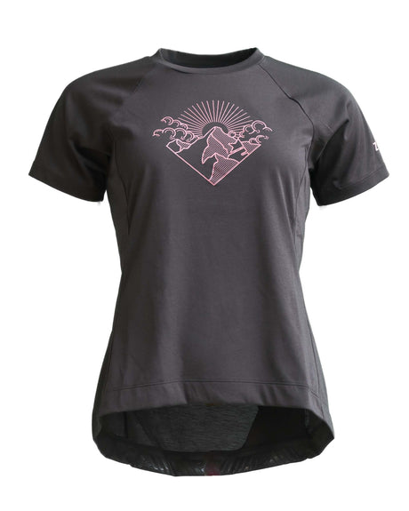 Zimtstern PureFlowz Shirt SS Femme Pirate Black/Pirate Black