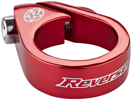 Reverse collier de selle à boulon Ø31,8mm rouge