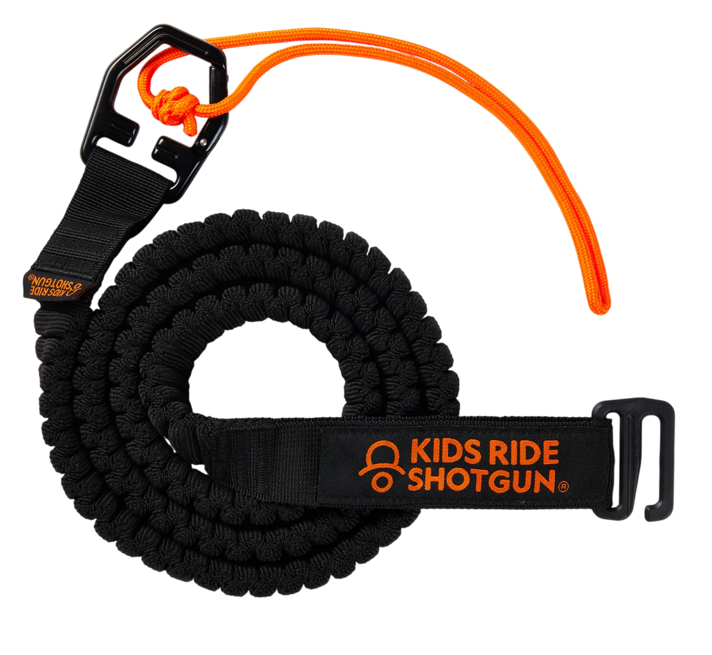 Kids Ride Shotgun Quick Fit MTB Corde de remorquage 1,7 - 3,3 m black
