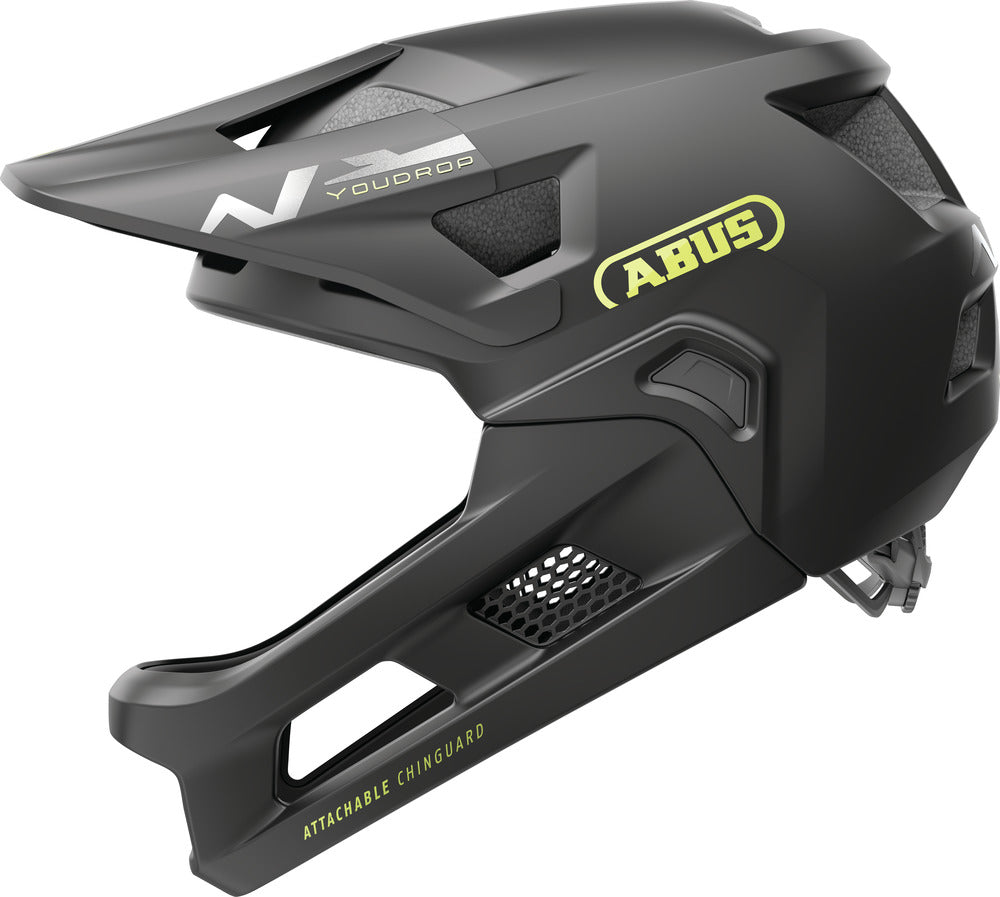 ABUS Youdrop FF Casque Enfants velours noir
