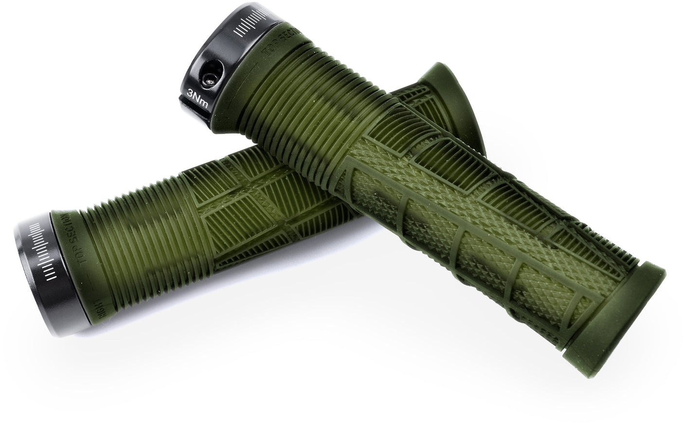 Poignées ACID DISRUPT olive translucide