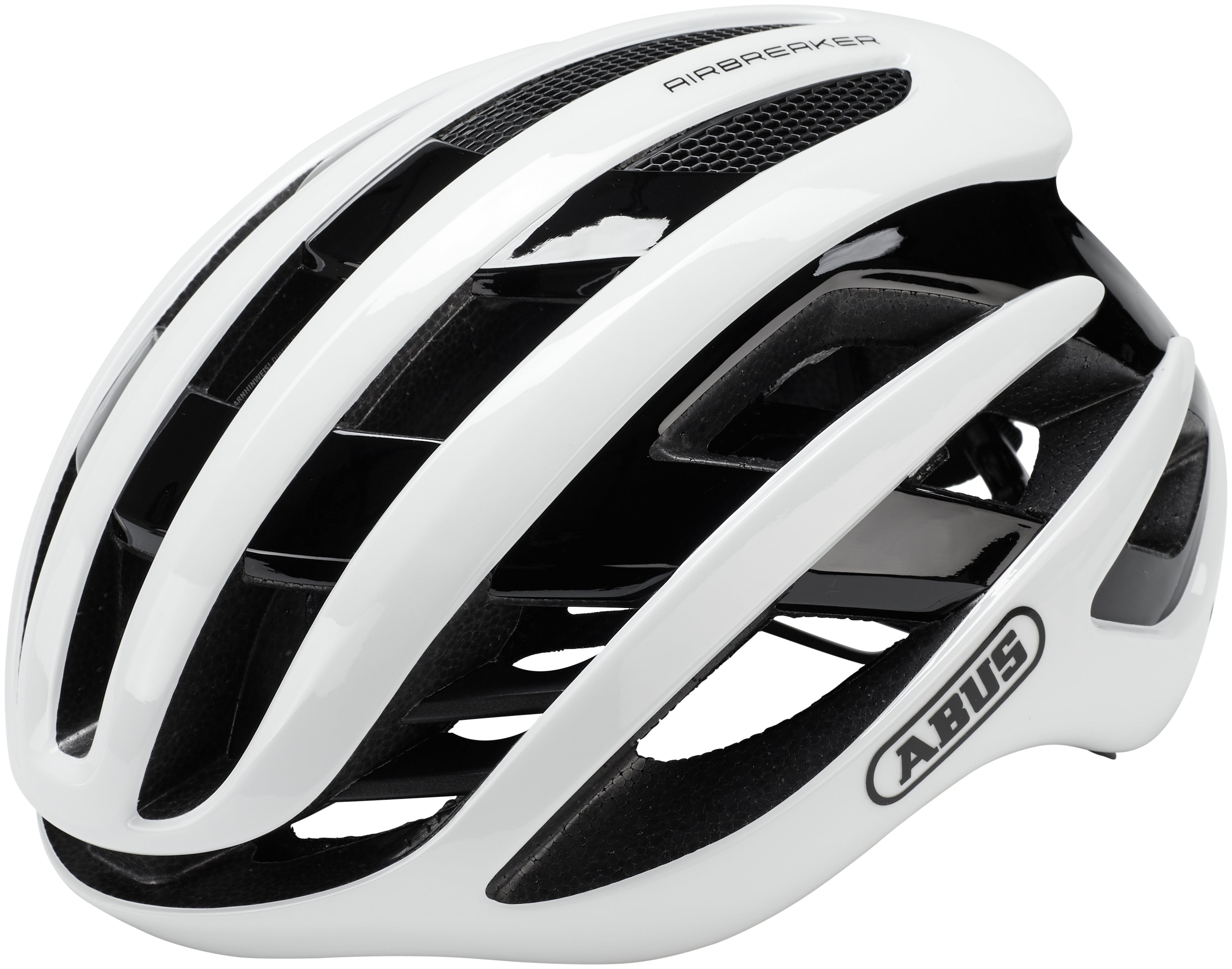 Casque ABUS Airbreaker Route blanc polaire