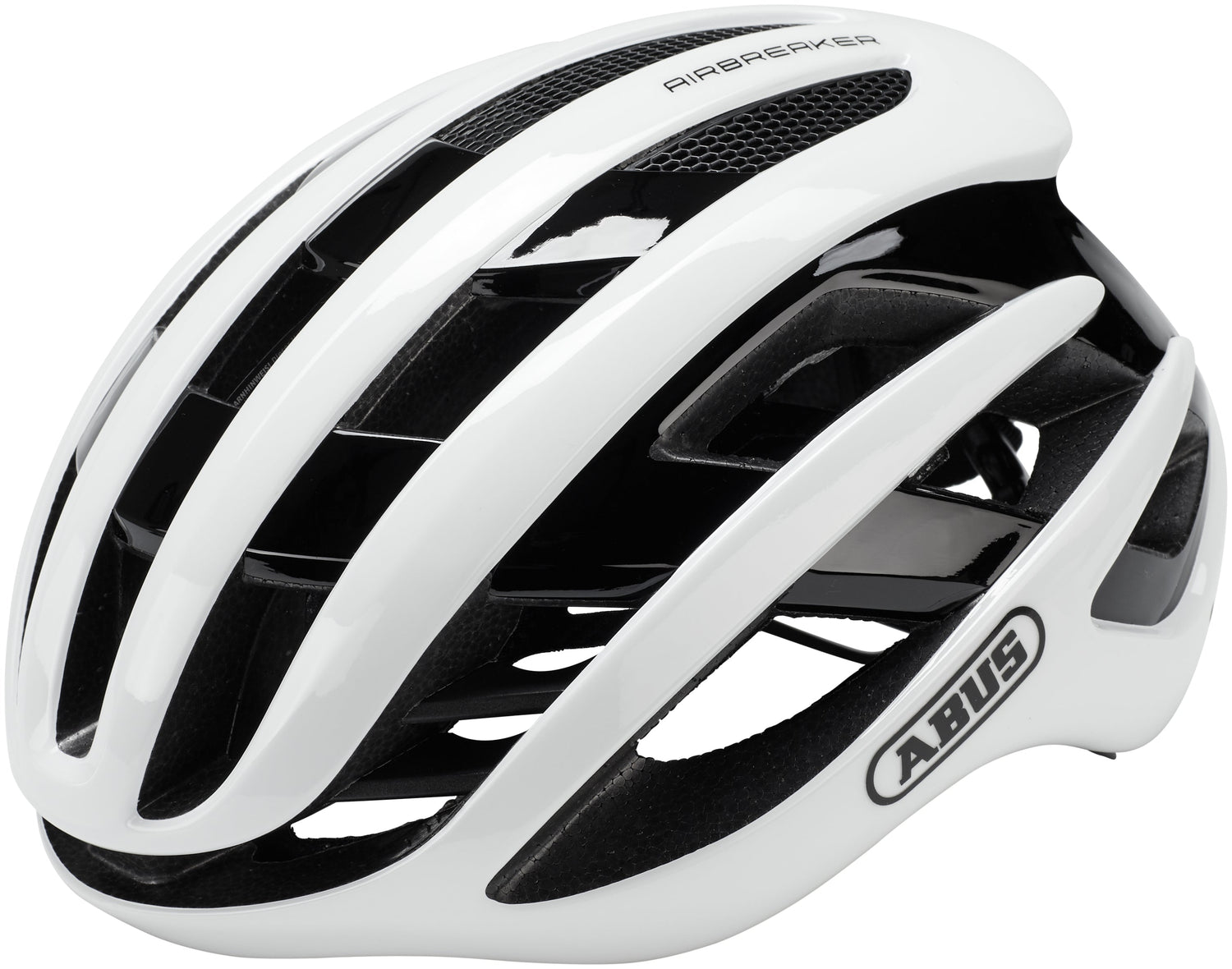 Casque ABUS Airbreaker Route blanc polaire