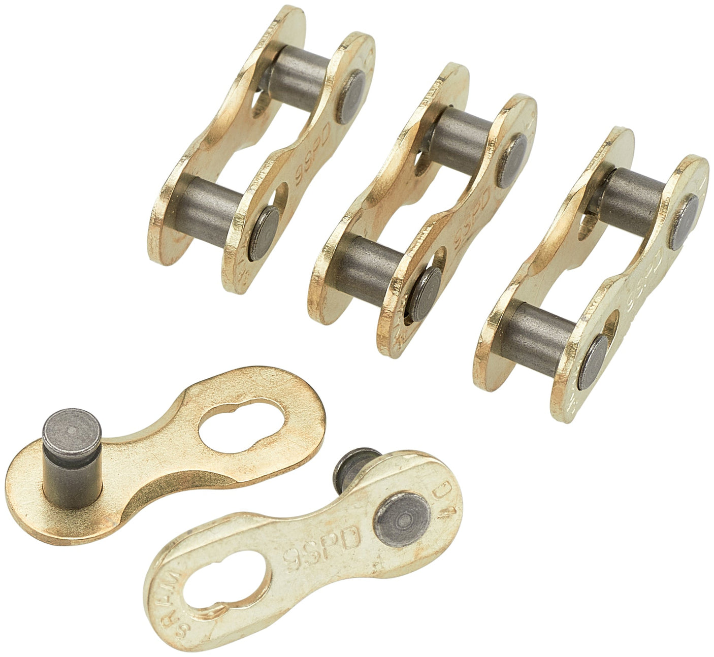 SRAM Power Link Chain Connector Fermeture de chaîne 9 vitesses 4 pièces or