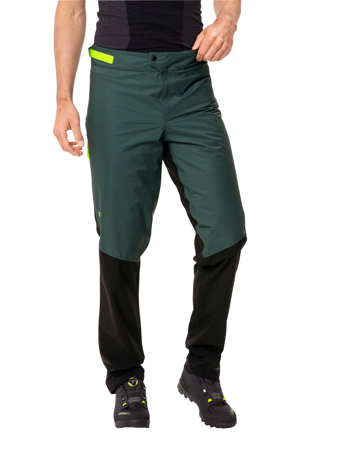 VAUDE Pantalon de pluie 2en1 Moab toute l'année pour homme vert