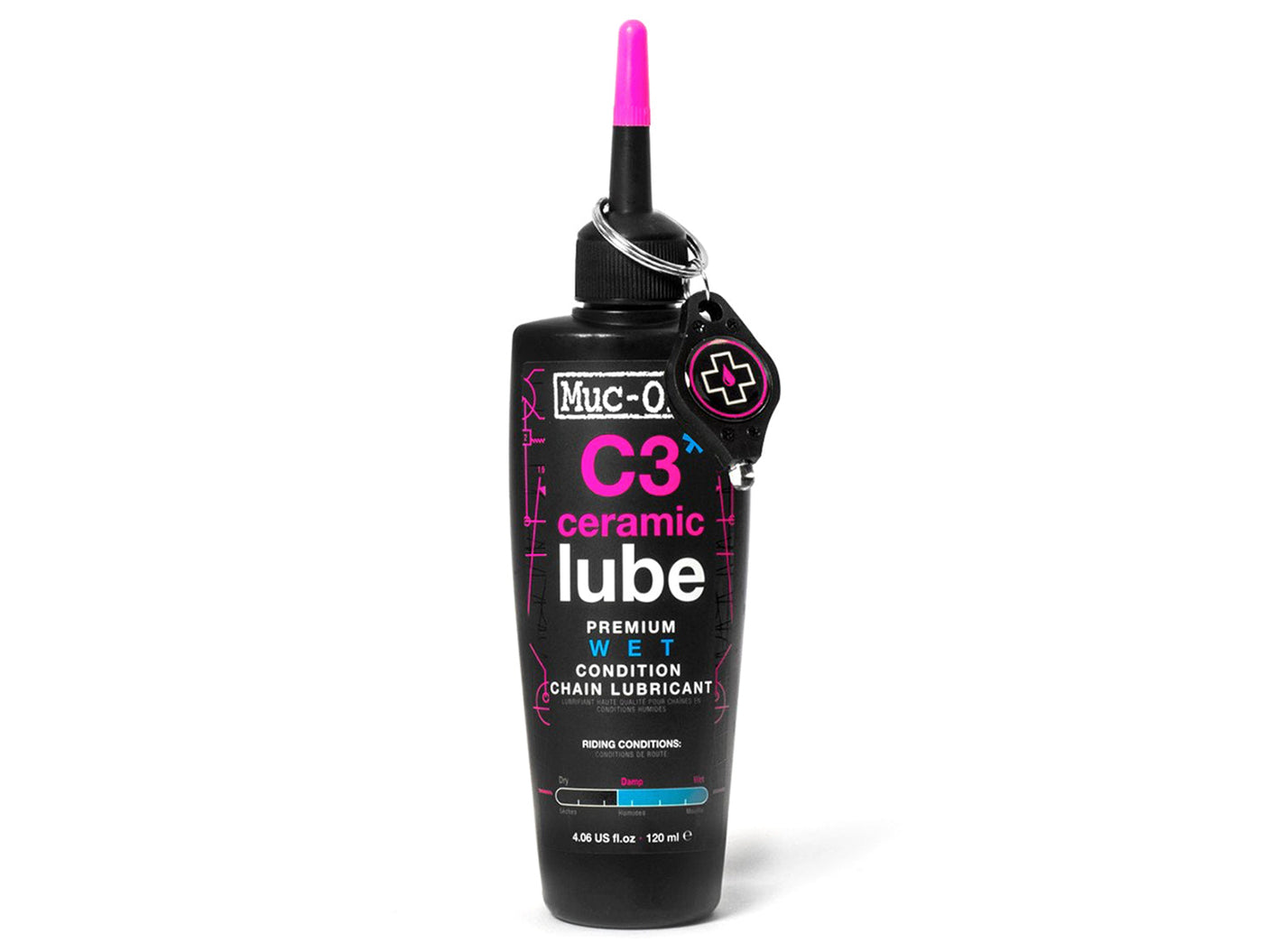 Muc-Off C3 Wet Ceramic Lube Lubrifiant chaîne 120ml