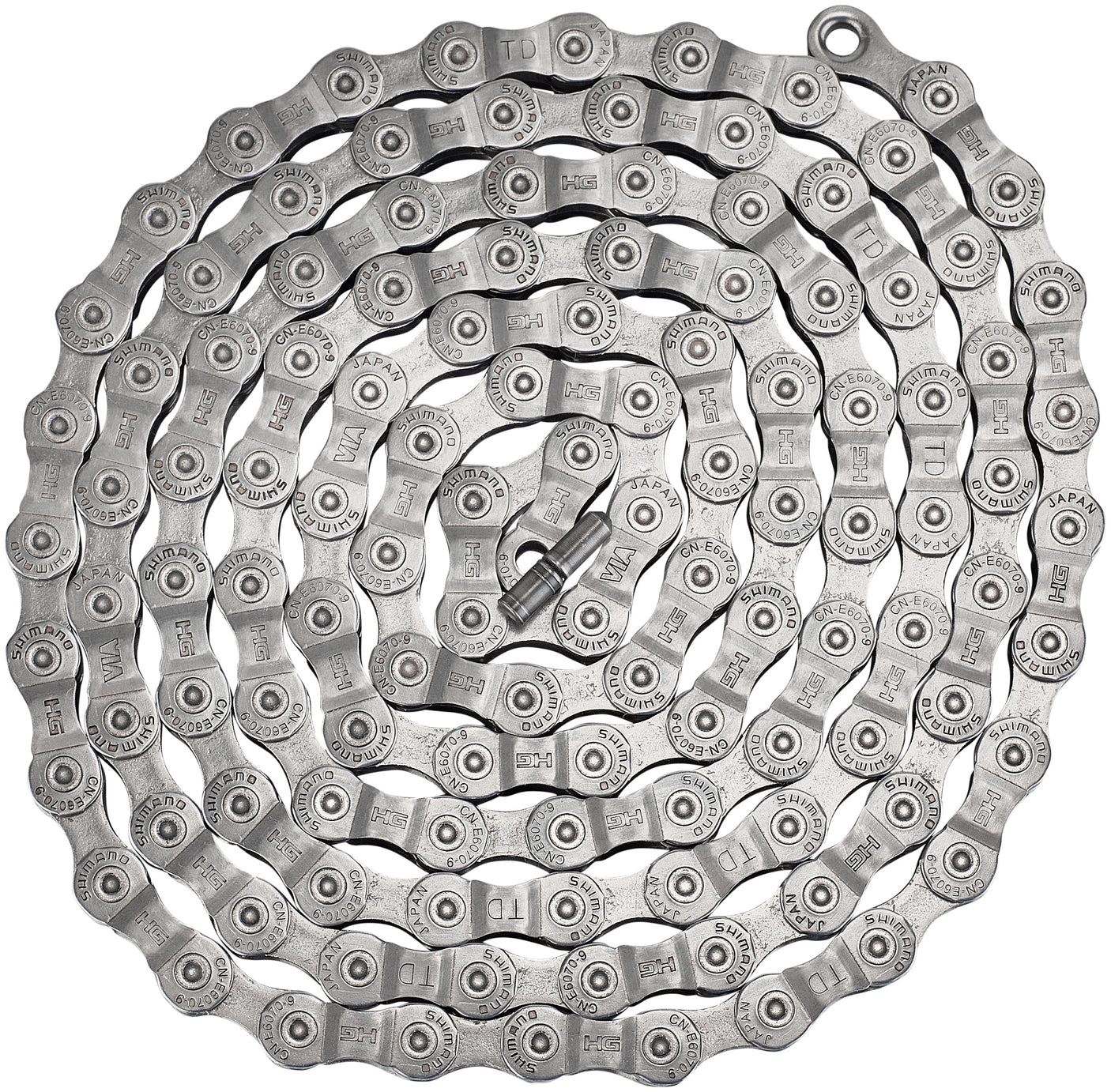 Shimano CN-E6070 chaîne E-Bike 9 vitesses argent