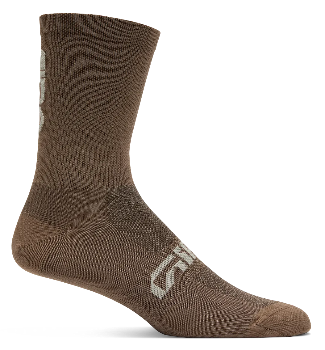 Chaussettes Giro Comp Racer gris nuage