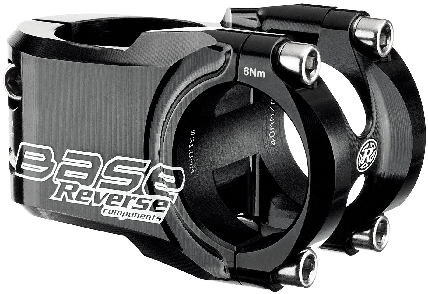 Reverse Base potence Ø31,8mm pour Giant noir